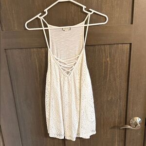 Eyeshadow White Lace Top